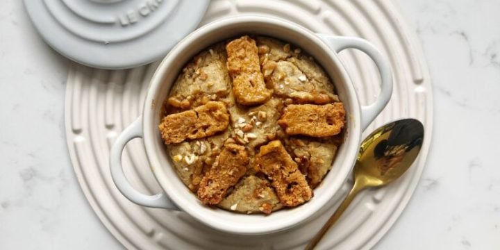 Salted Caramel Pretzel Baked Oats