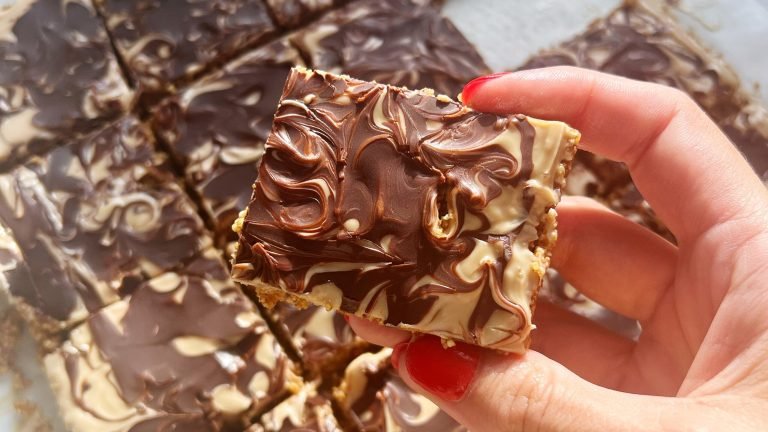 No-Bake Healthy Kinder Bueno Bars