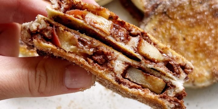 Apple & Chocolate Pancakes