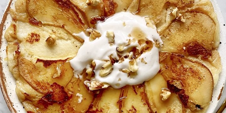 Pear Tarte Tatin Pancake