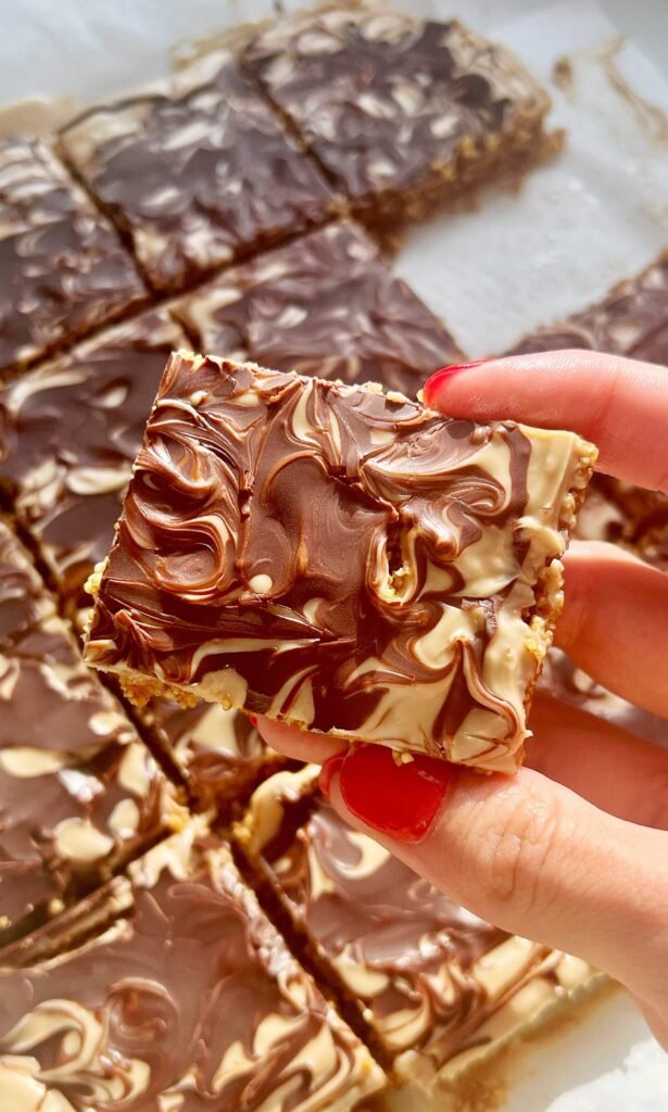 No-Bake Healthy Kinder Bueno Bars