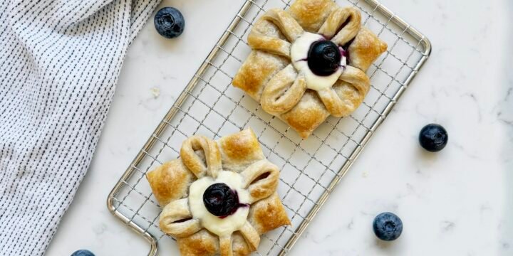 Blueberry & Mascarpone Pastries
