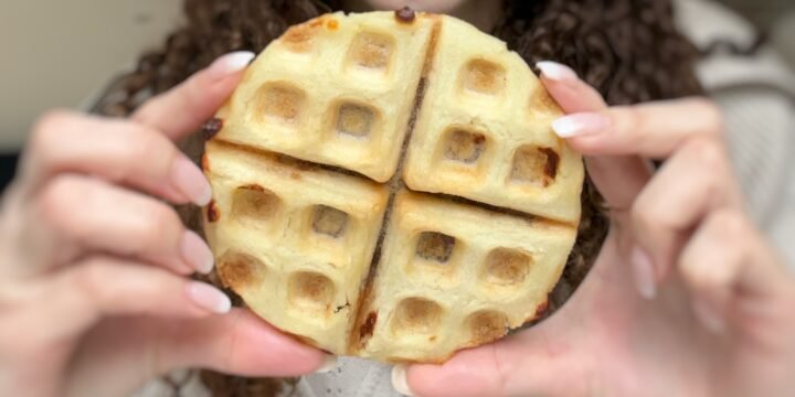 Ham & Cheese Arepa Waffle