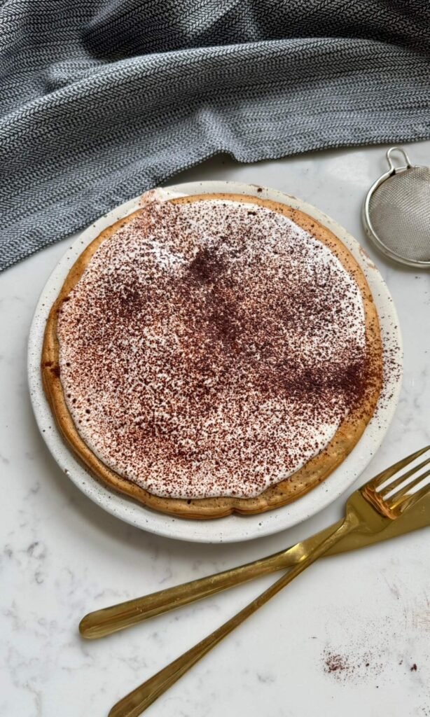 Easy Tiramisu Pancake (High-Protein & Gluten-Free Option)