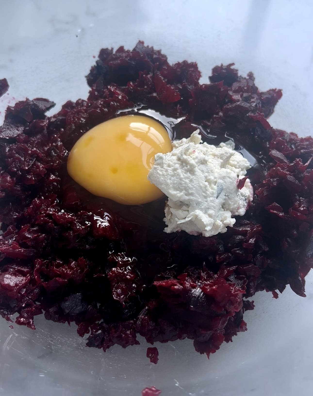 Beetroot and Mozzarella Patties Step 2