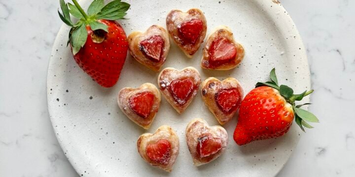 Strawberry Heart Pastries