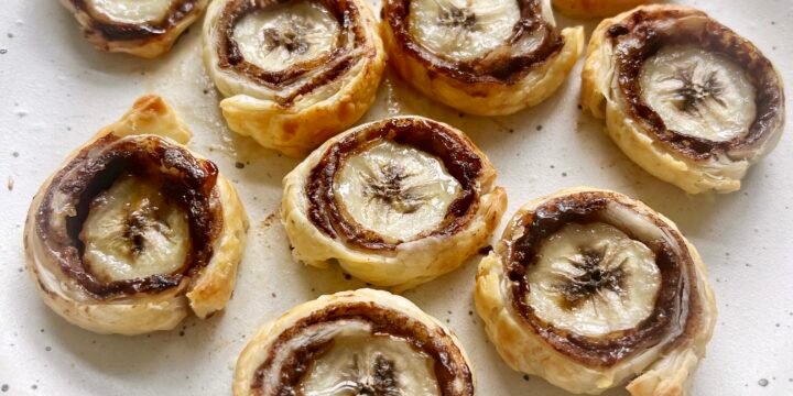Chocolate Banana Pastry Coins