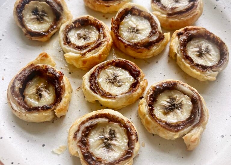 Chocolate Banana Pastry Coins