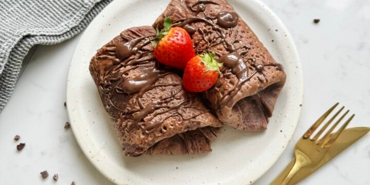 Chocolate Strawberry Crepes