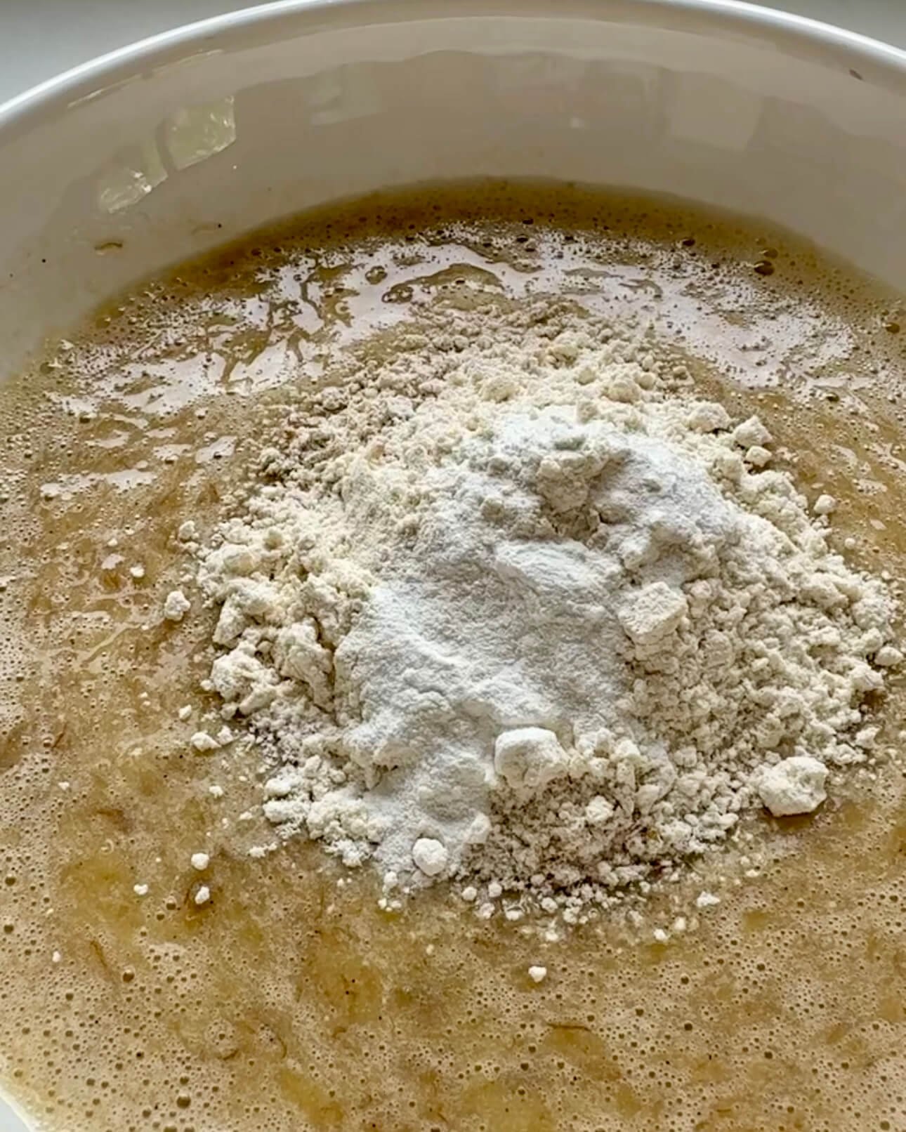 Healthy Chocolate Chip Banana Bread For One - Step 2