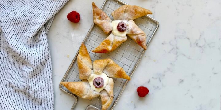 Raspberry & Mascarpone Pastries