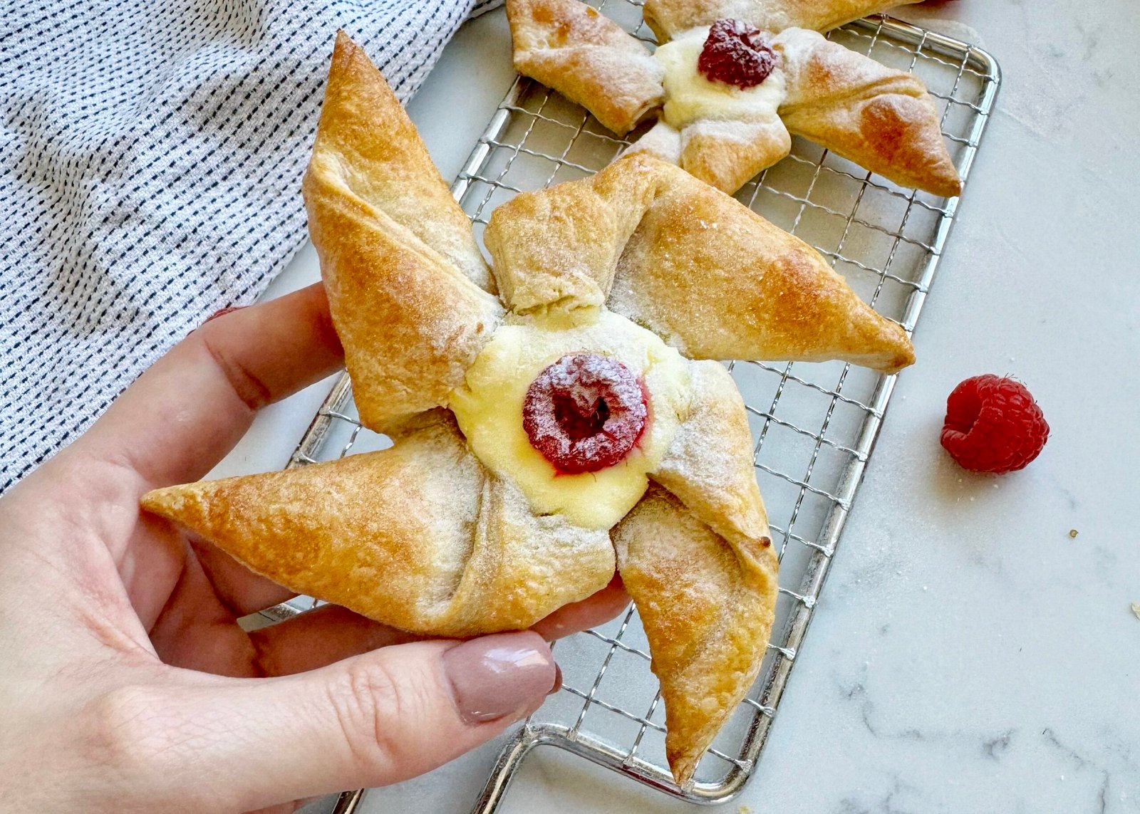 Raspberry and Mascarpone Patries