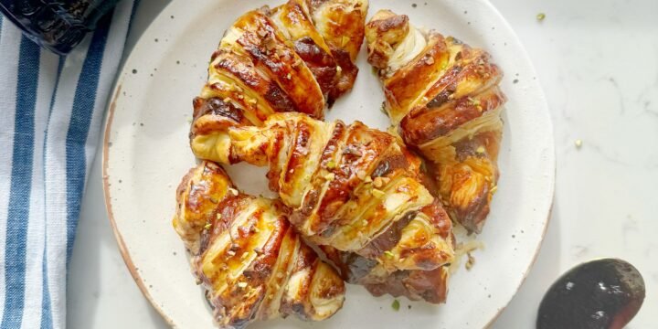 Blueberry & Mozzarella Croissants