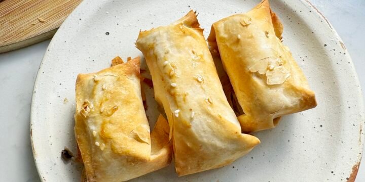 Peanut Butter & Banana Filo Pastries
