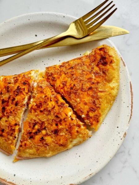 Crispy Carrot and Cheese Omelette