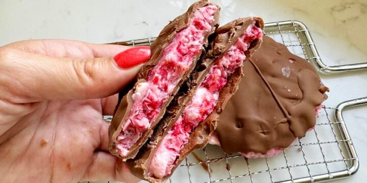Raspberry & Cottage Cheese Bites