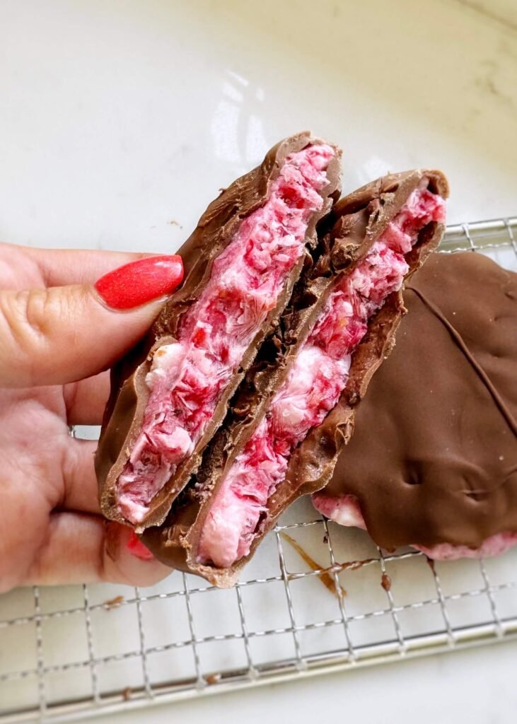 Raspberry Cottage Cheese Bites