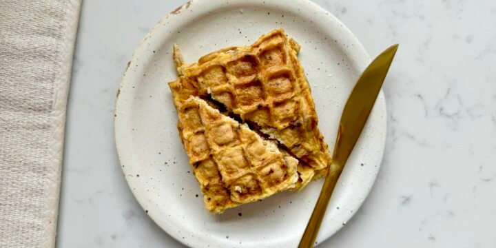 Egg & Sausage Breakfast Waffle