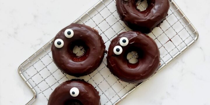 Chocolate Apple Donuts