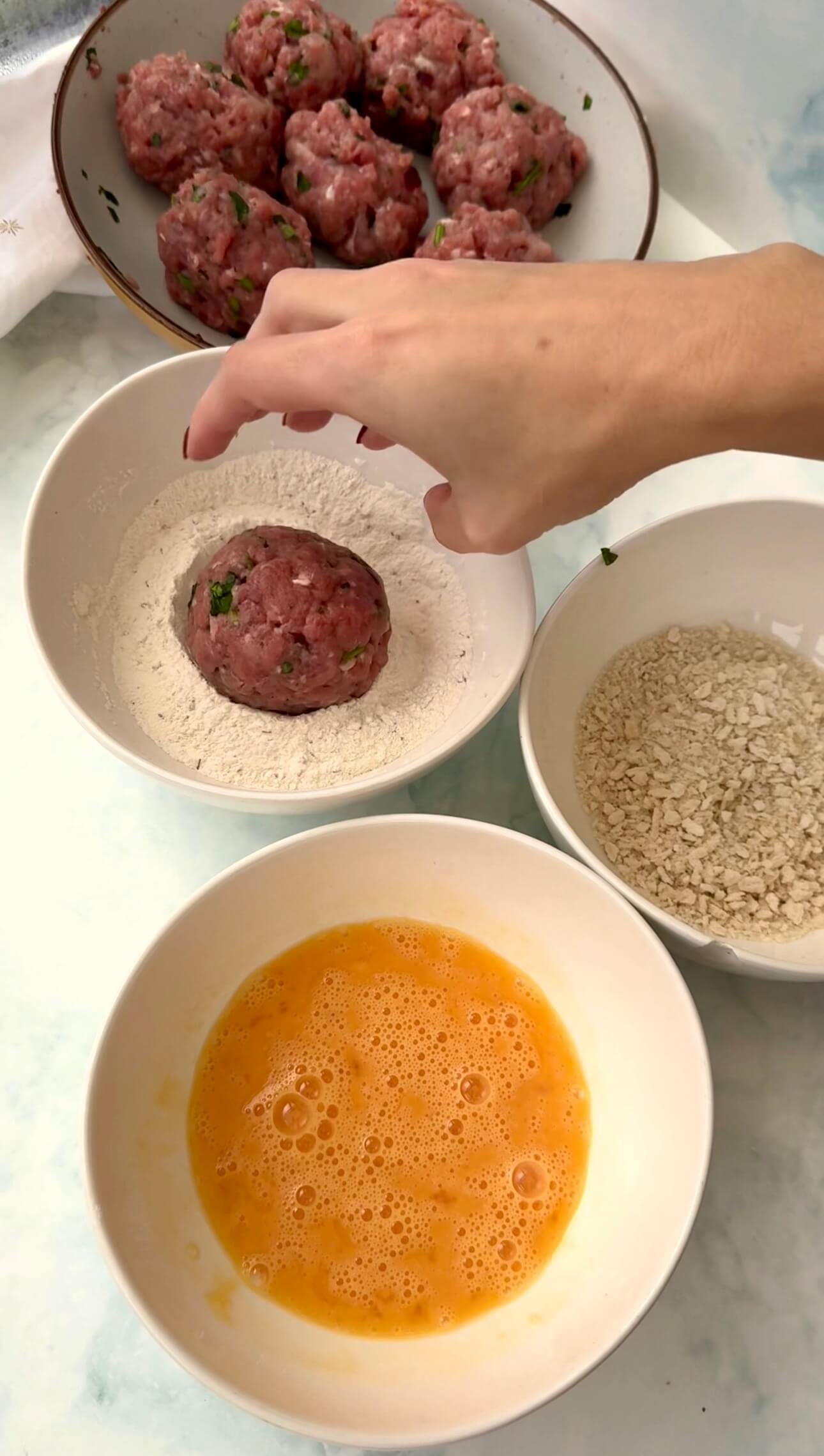 Turkey and Cranberry Scotch Eggs step 3