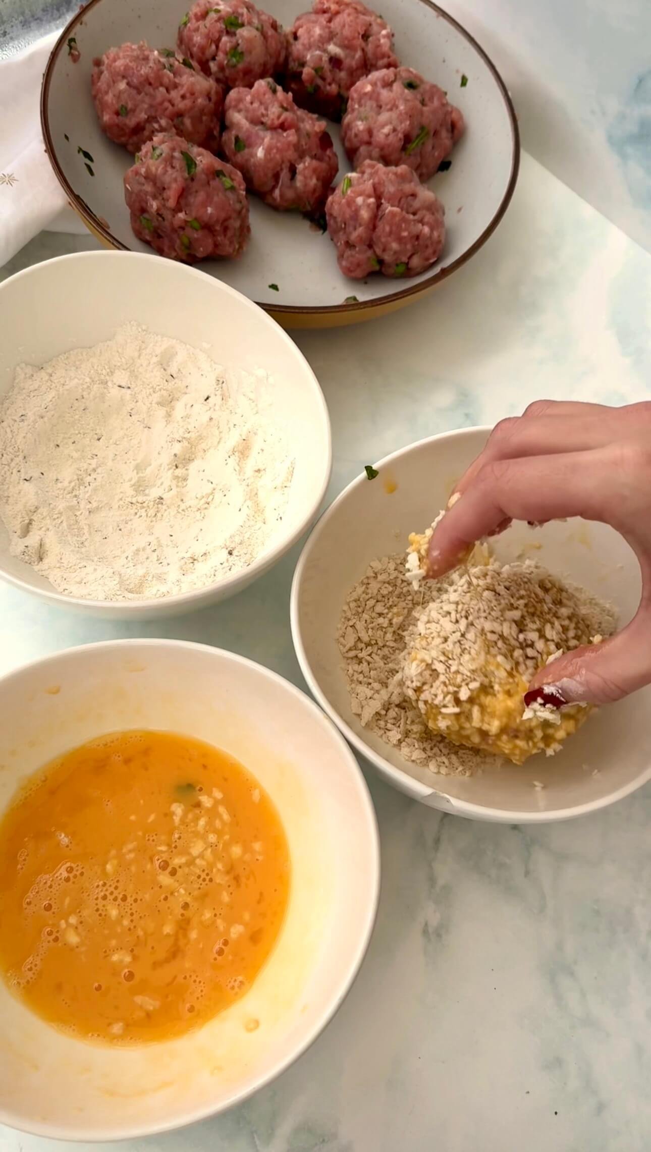 Turkey and Cranberry Scotch Eggs step 4