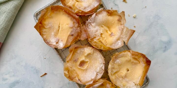 Filo egg tarts