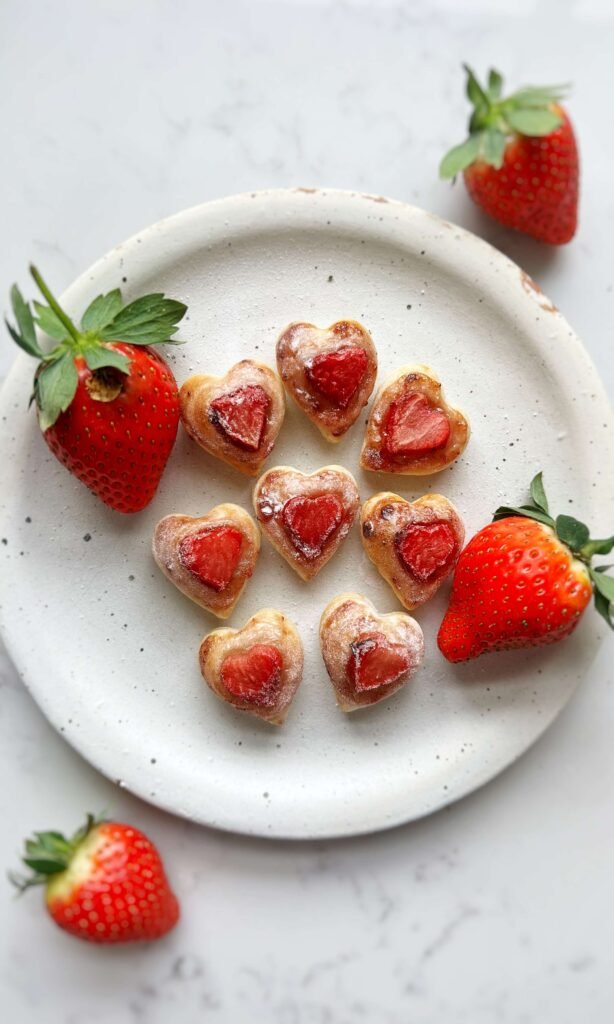 Strawberry Heart Pastries