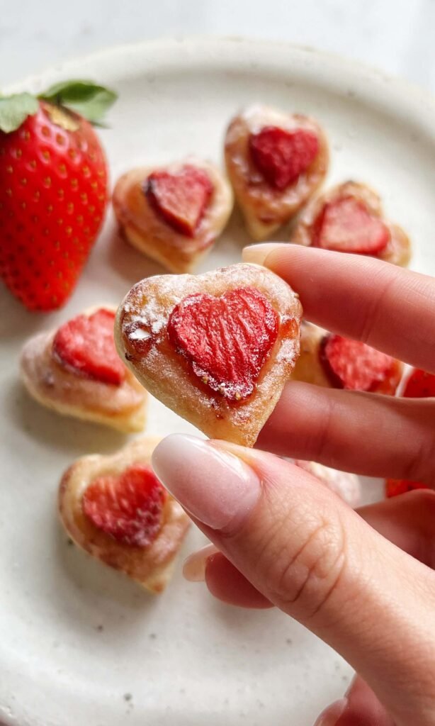 Strawberry Heart Pastries