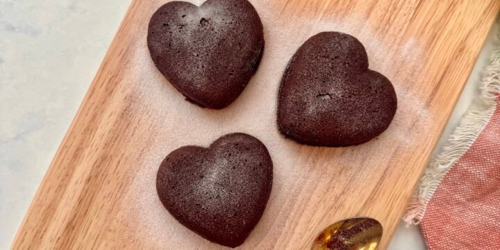 Egg & Apple Chocolate Cakes