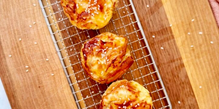 Hot Honey and Feta Mini Crinkle Pies