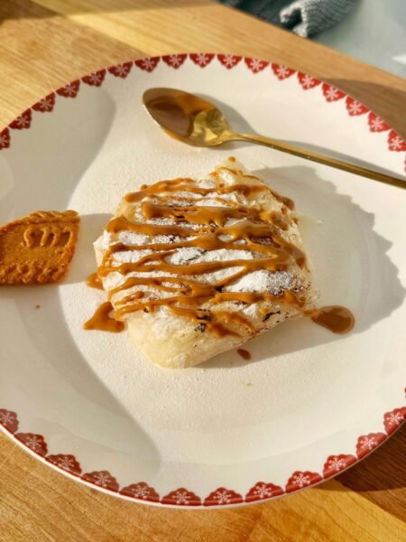 Crispy Rice Biscoff Cheesecake