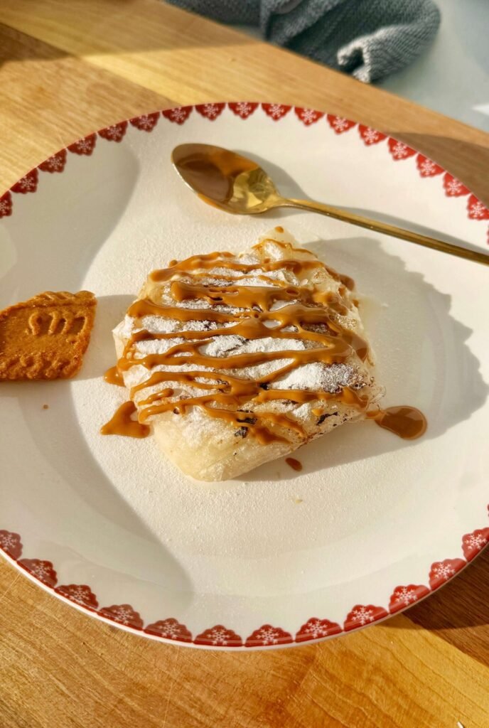 Crispy Rice Biscoff Cheesecake