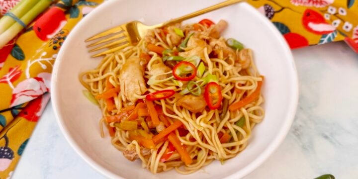 Hot Honey Chicken Noodles