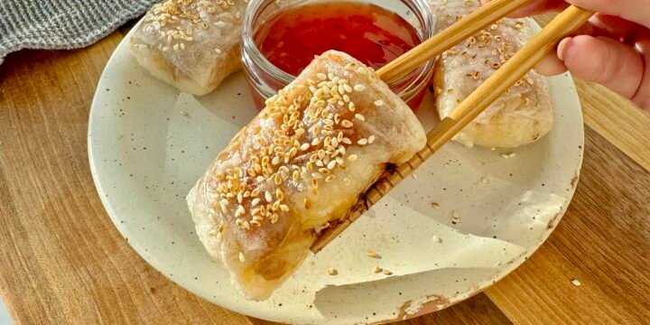 Spicy Tuna Rice Paper Rolls