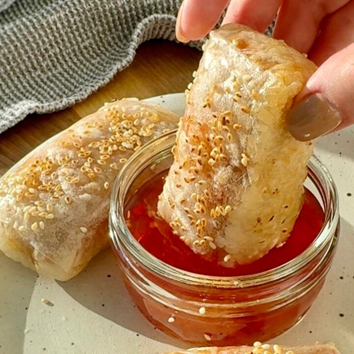 Spicy Tuna Rice Paper Rolls