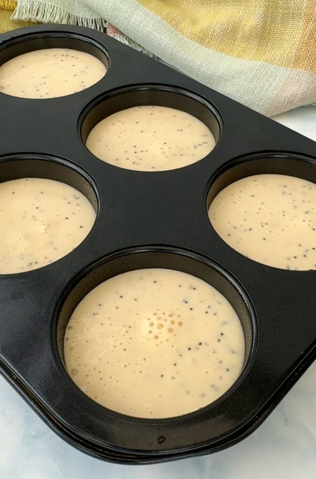 Lemon and Poppyseed Cottage Cheesecakes Step 4