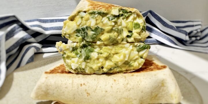 Chopped Egg Salad Wraps