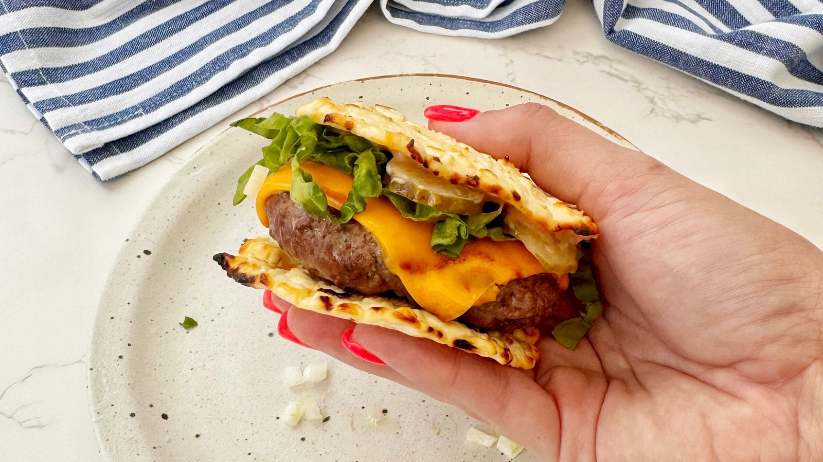 Try this Cottage Cheese Big Mac Burger — a high-protein, low-carb twist on the classic Big Mac. Baked cottage cheese acts as a cheesy wrap bun, paired with juicy beef, fresh toppings, and homemade tangy sauce. Ready in under 20 minutes, it’s a delicious, healthy meal perfect for weeknights or meal prep.