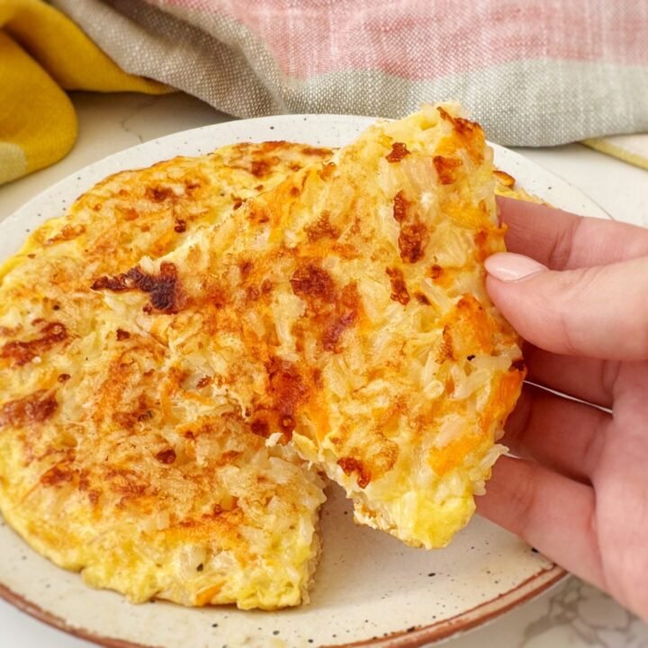crispy rice and carrot pie high-protein rice pie gluten-free rice carrot pie cheesy rice and carrot bake savoury rice pie recipe easy vegetarian rice pie leftover rice recipe quick rice dinner pie rice and carrot frittata no-wheat rice pie egg-bound rice carrot bake golden crispy rice wheel veggie-packed rice bake weeknight rice pie