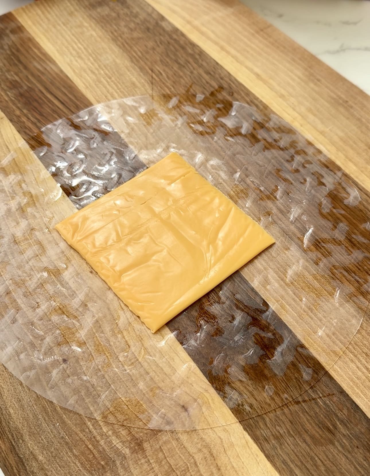 Rice Paper Cheeseburger Rolls Step 2