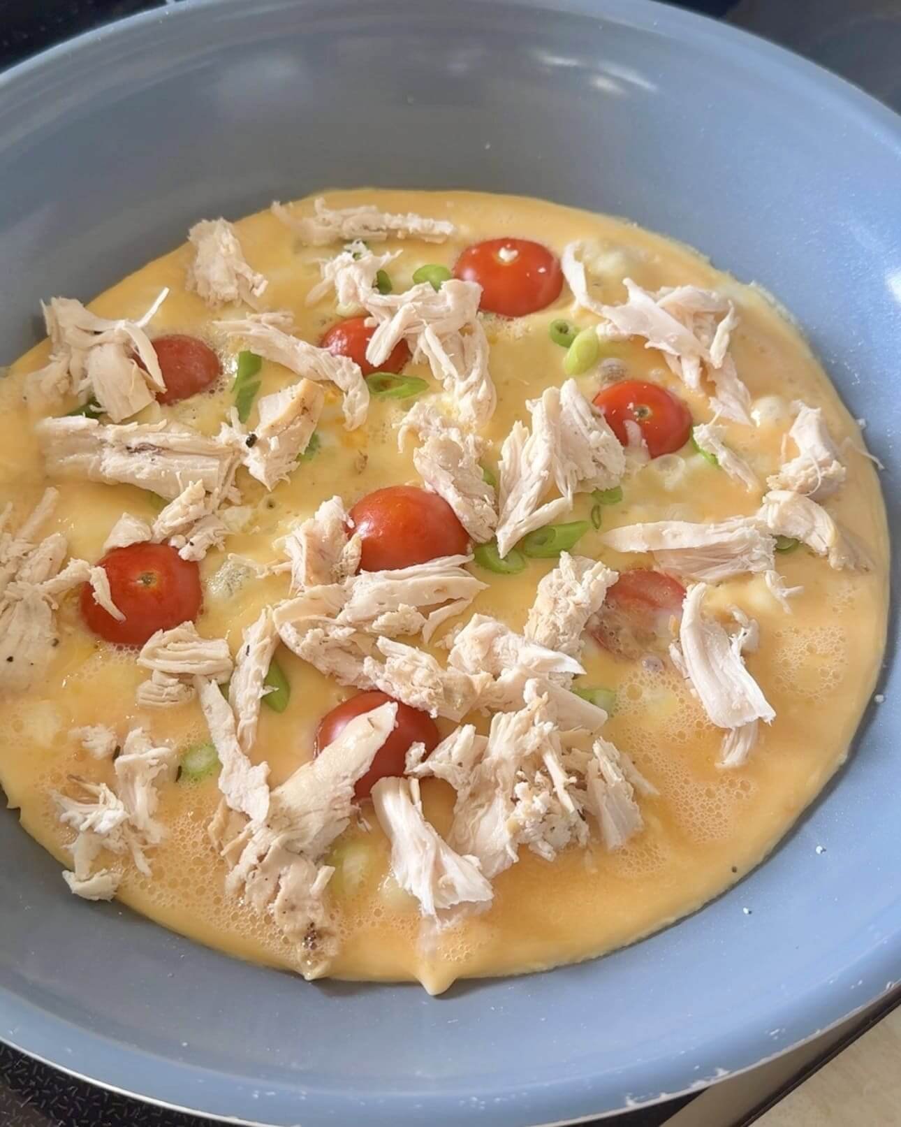 Crispy Feta and Tomato Omelette
