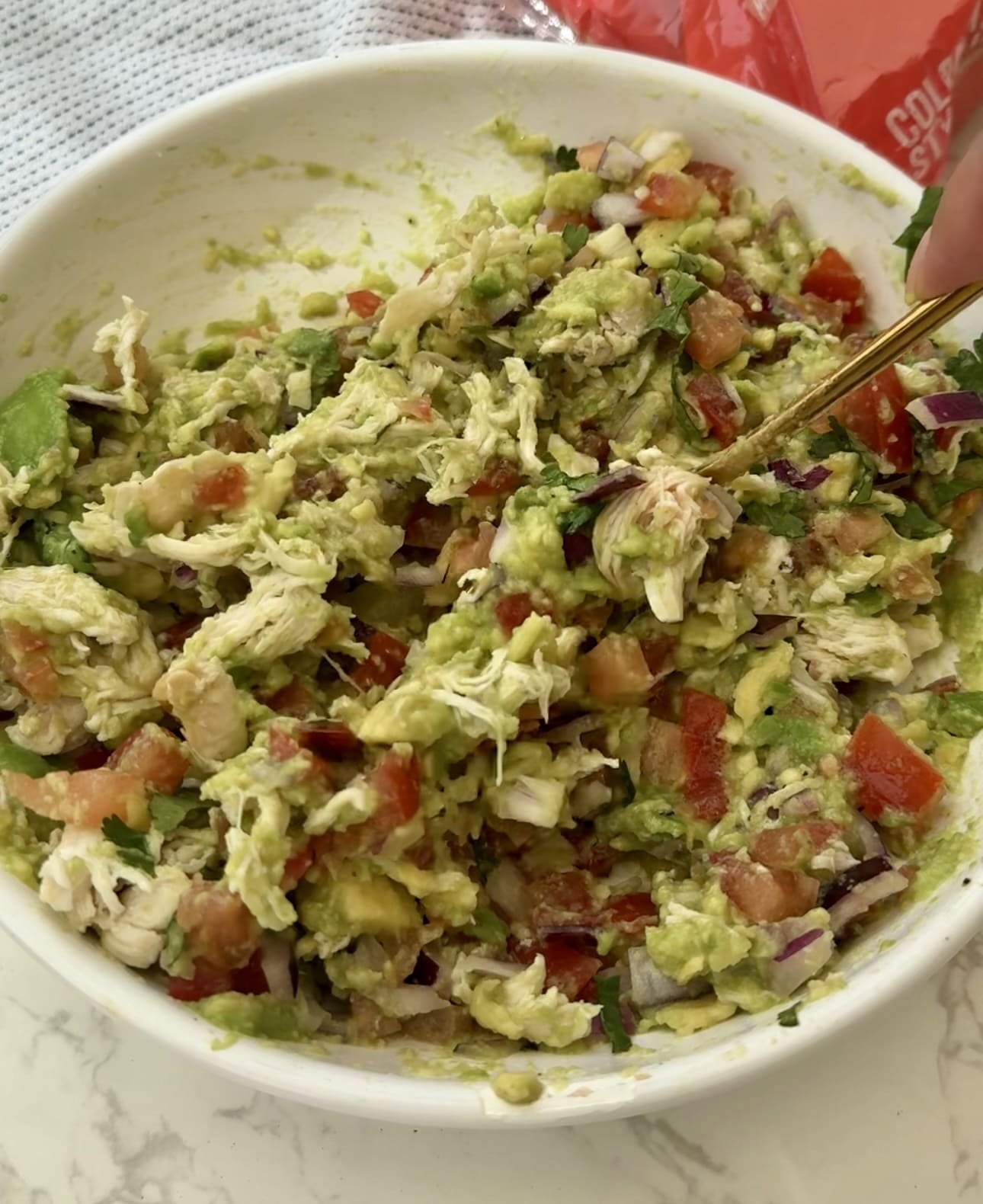 Colombian-style Chicken and Avocado Buns