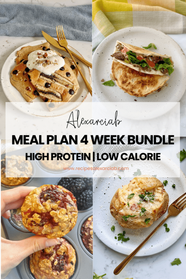 High Protein & Low Calorie Meal Plan