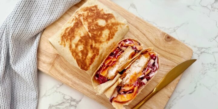 Hot Honey Chicken Tender Wraps
