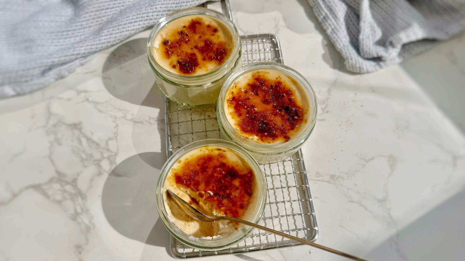 Lighter Crème Brûlée ramekins