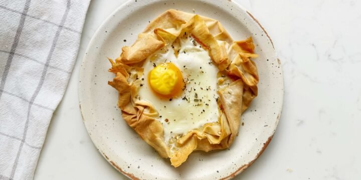 Cheesy Egg Filo Pastry
