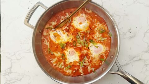 Spicy Creamy Tomato Eggs