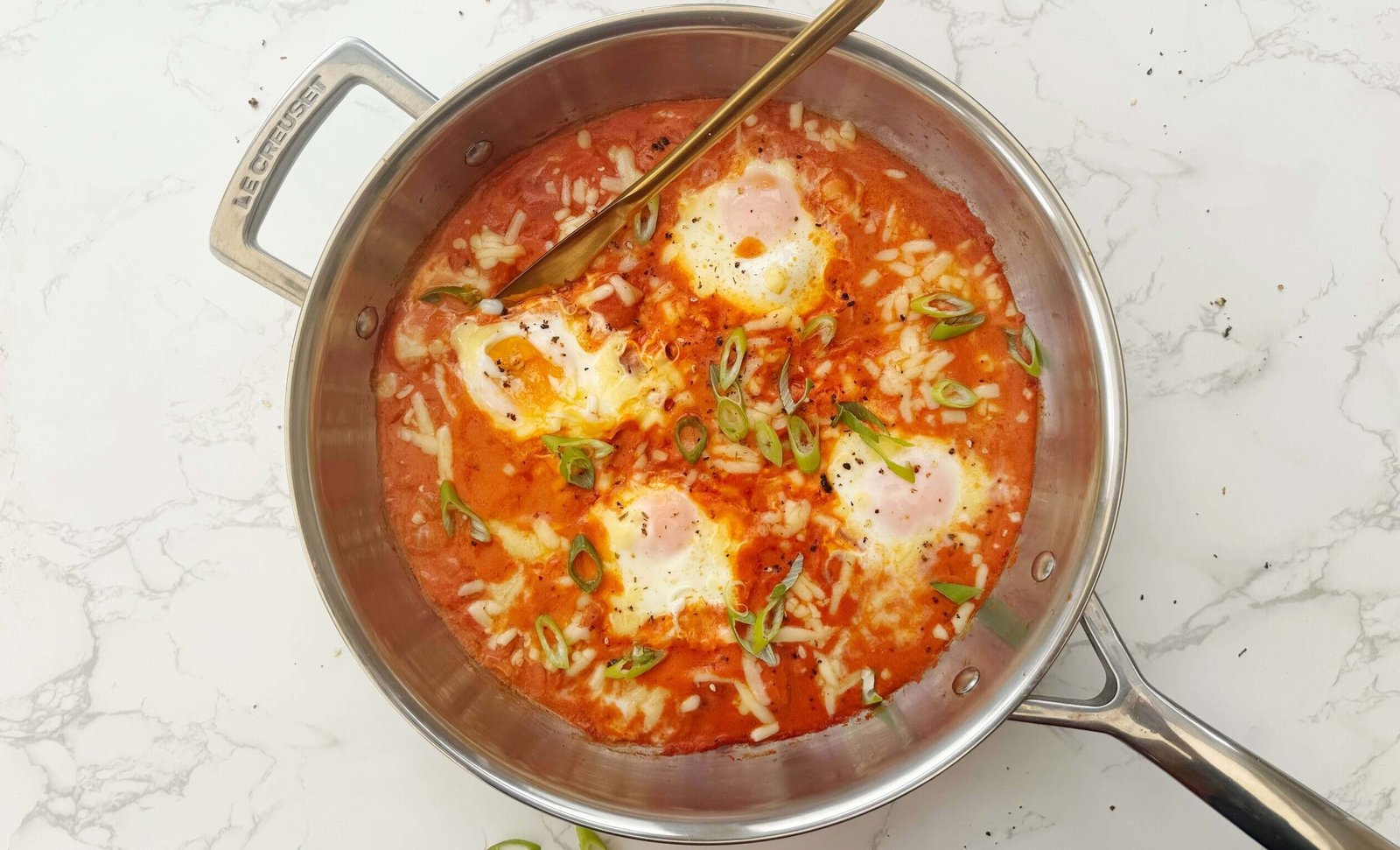 Spicy Creamy Tomato Eggs