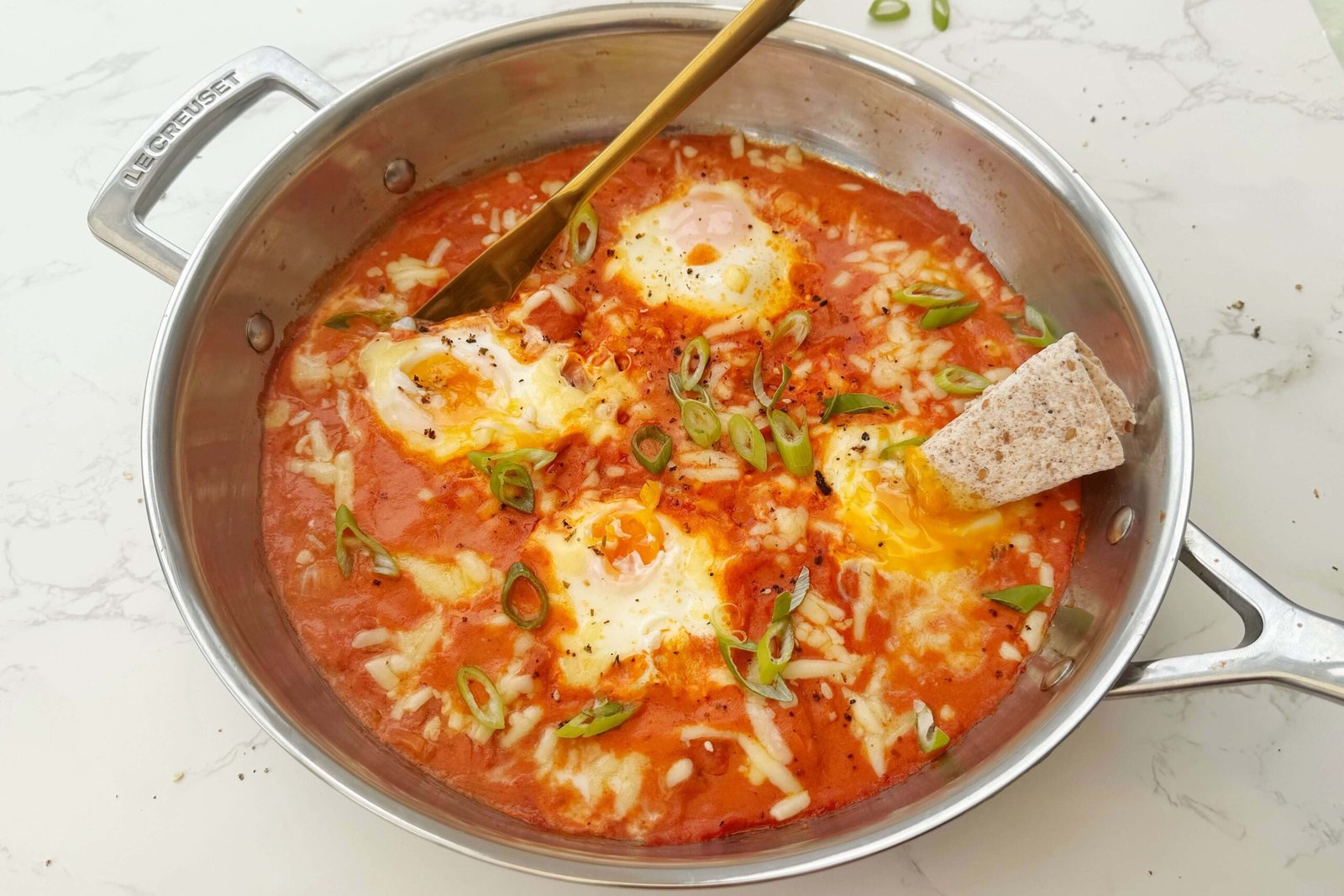 Spicy Creamy Tomato Eggs