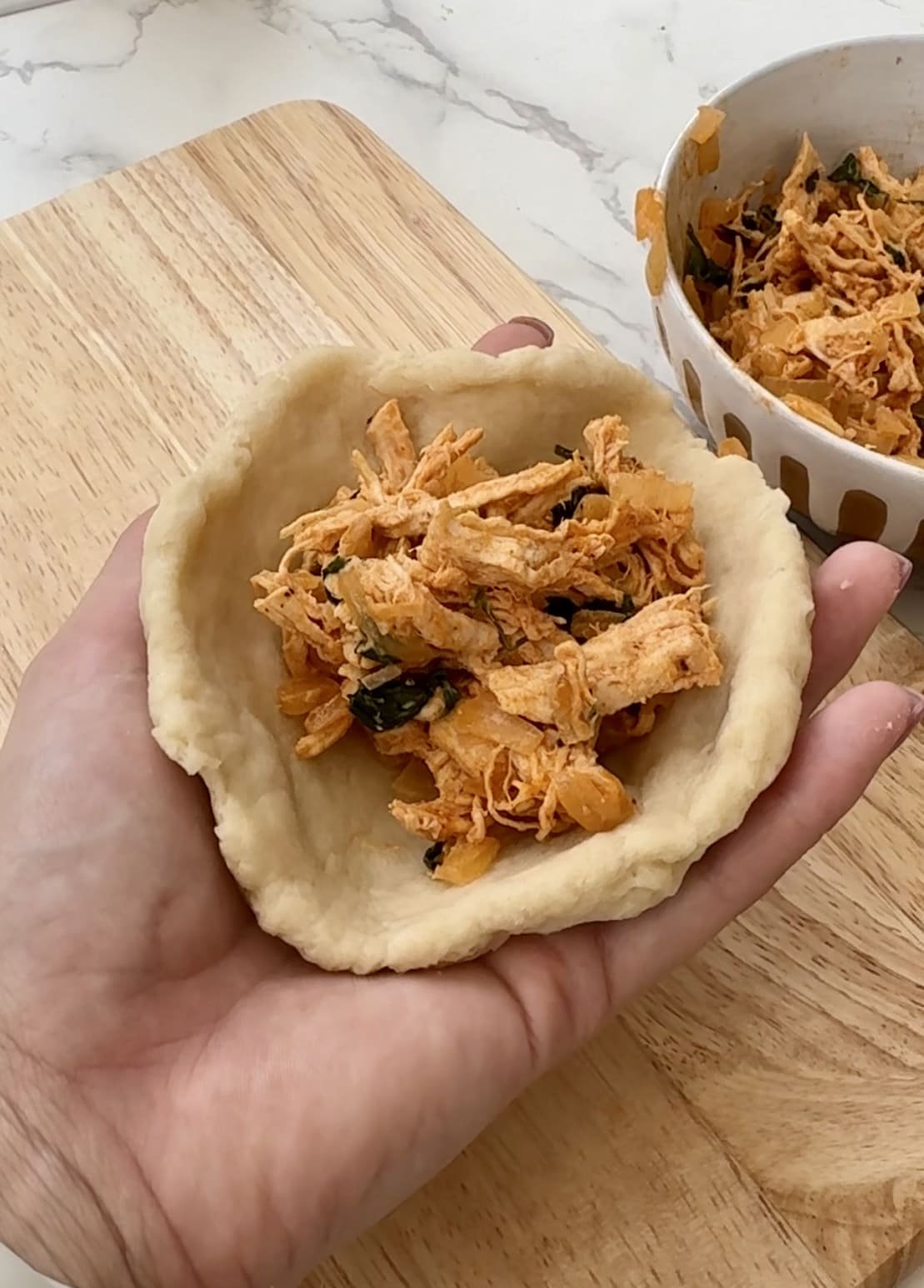 Healthier Coxinhas Step 3